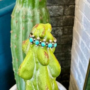 Turquoise Sterling Silver Women's Ring